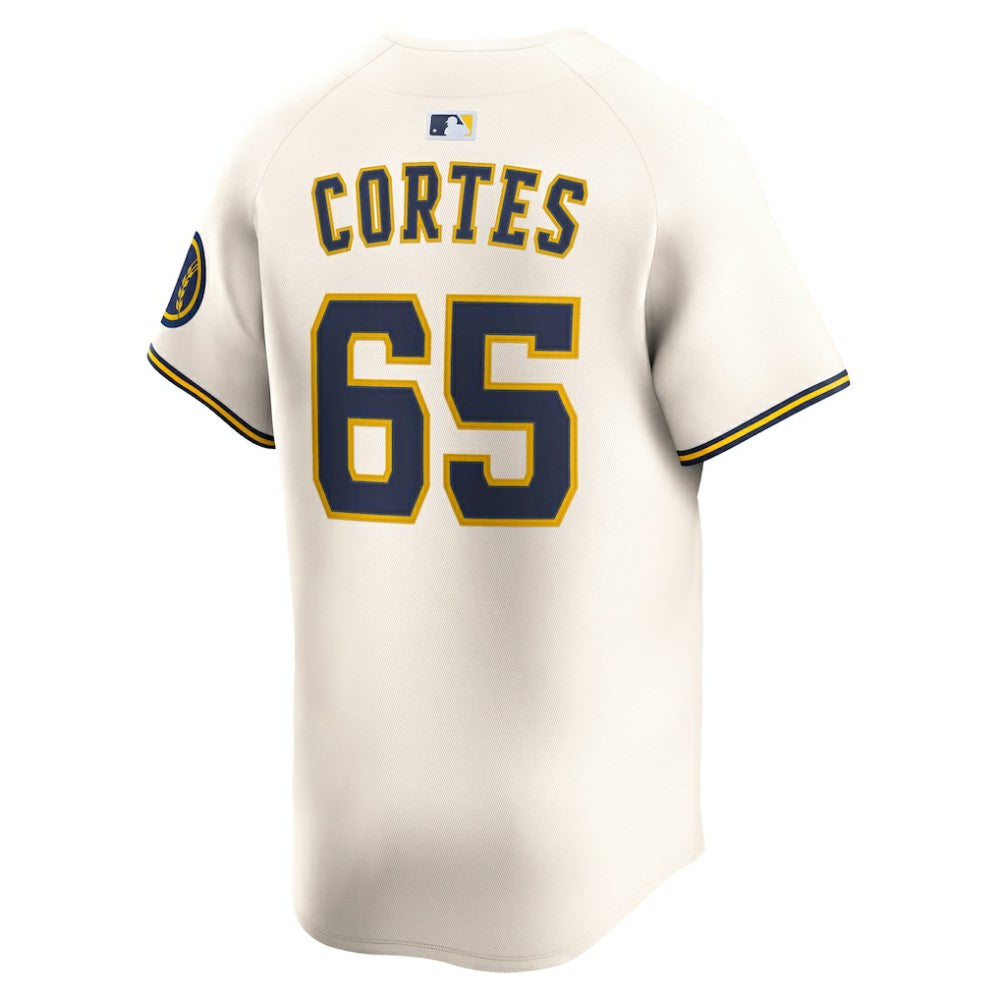 Nestor Cortes Milwaukee Brewers Nike Home Limited Player Jersey | MLB For sale