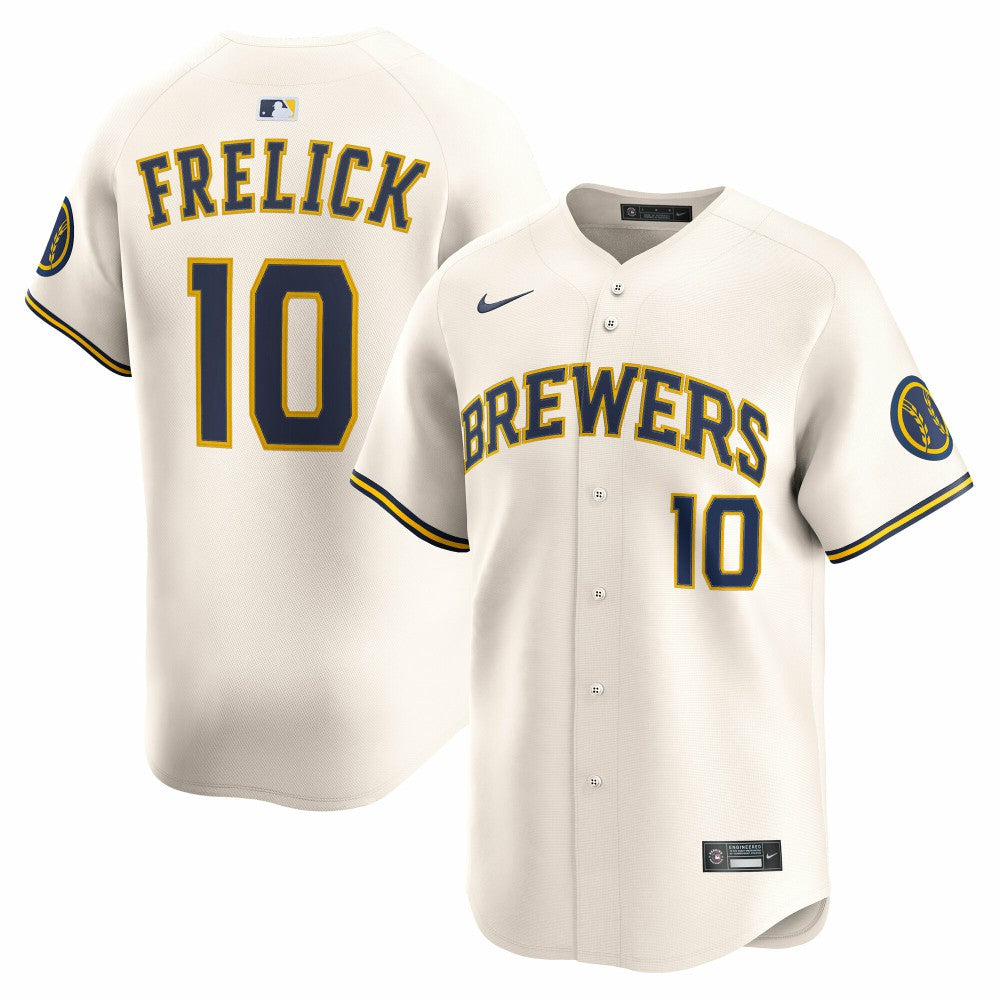 Sal Frelick Milwaukee Brewers Nike Home Limited Player Jersey | MLB Online