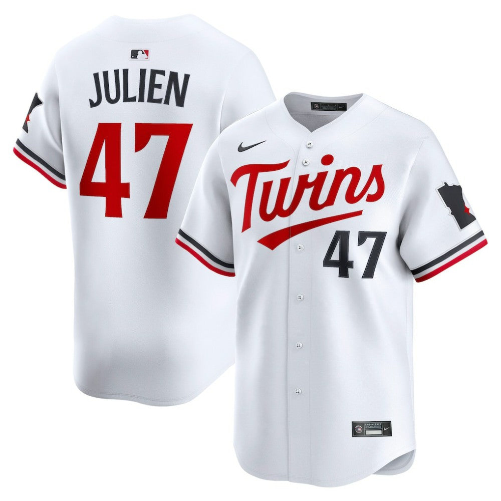 Edouard Julien Minnesota Twins Nike Home Limited Player Jersey | MLB On Sale