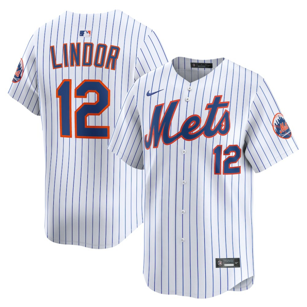Francisco Lindor New York Mets Nike Home Limited Jersey | MLB Online