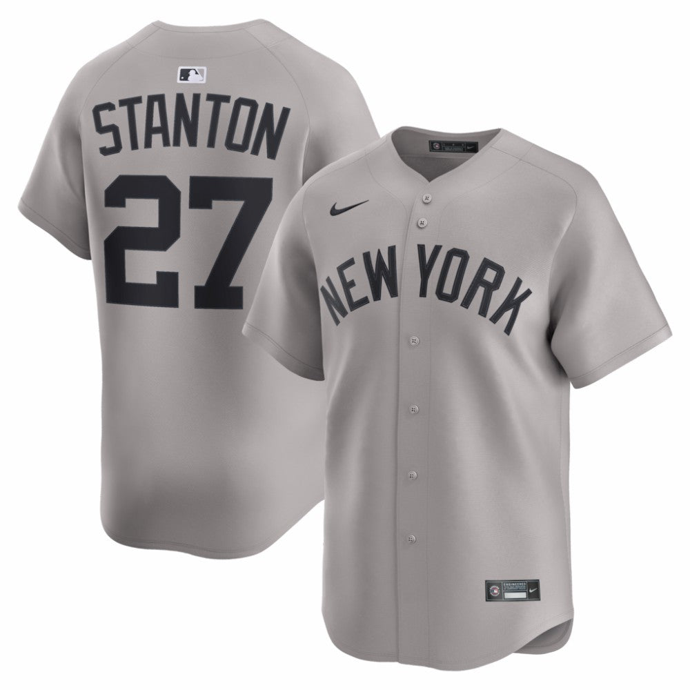 Giancarlo Stanton New York Yankees Road Limited Jersey - Gray