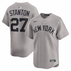 Giancarlo Stanton New York Yankees Road Limited Jersey - Gray