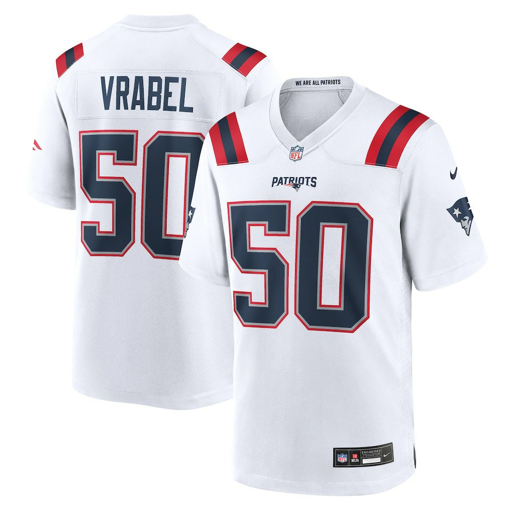 New England Patriots Nike Mike Vrabel  Retired Player Game Jersey