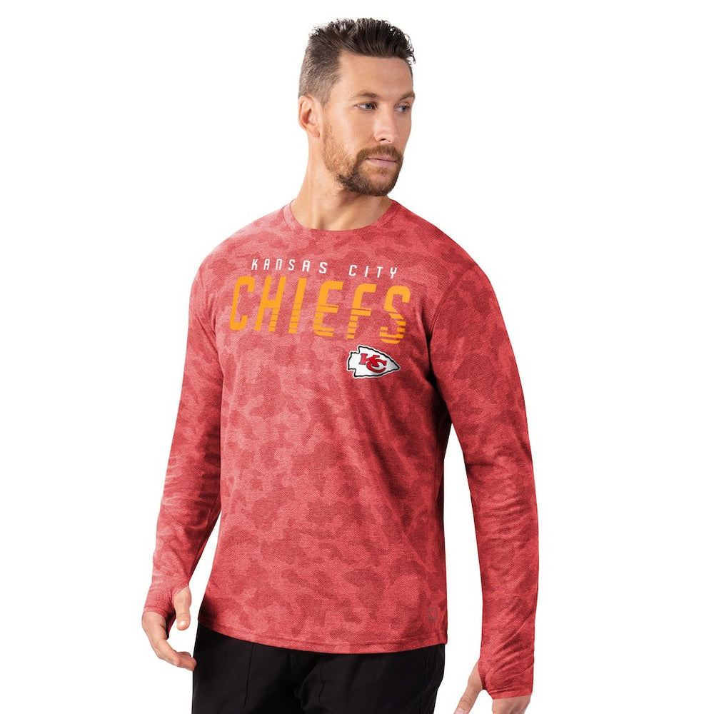 Kansas City Chiefs  MSX by Michael Strahan Performance Camo Long Sleeve T-Shirt