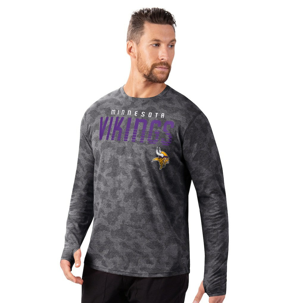 Minnesota Vikings  MSX by Michael Strahan Performance Camo Long Sleeve T-Shirt