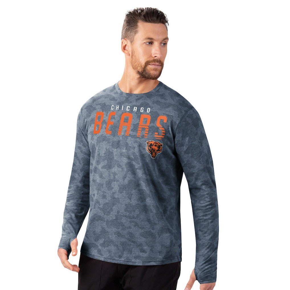 Chicago Bears  MSX by Michael Strahan Performance Camo Long Sleeve T-Shirt