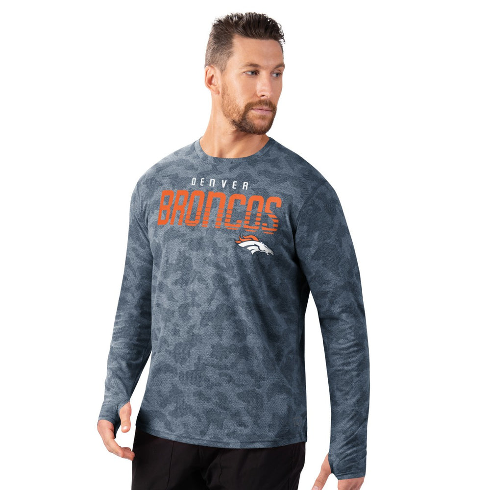 Denver Broncos  MSX by Michael Strahan Performance Camo Long Sleeve T-Shirt