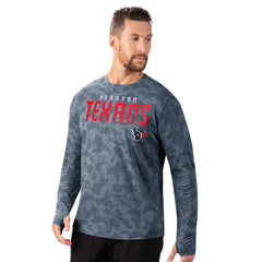 Houston Texans  MSX by Michael Strahan Performance Camo Long Sleeve T-Shirt