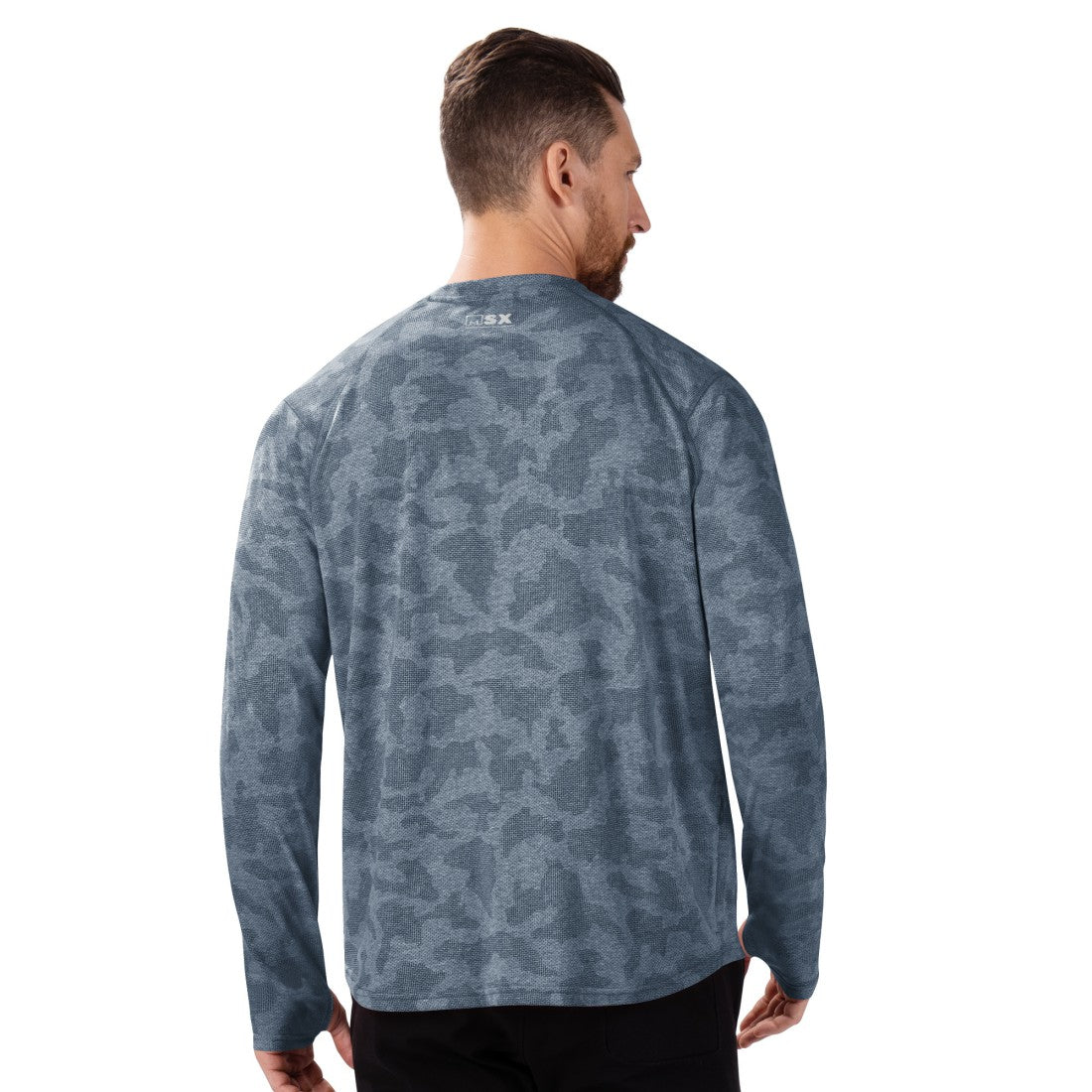 Seattle Seahawks  MSX by Michael Strahan Performance Camo Long Sleeve T-Shirt