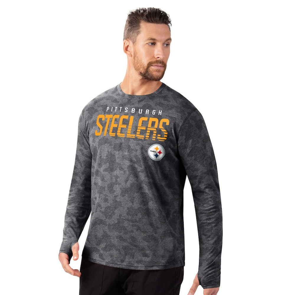 Pittsburgh Steelers  MSX by Michael Strahan Performance Camo Long Sleeve T-Shirt