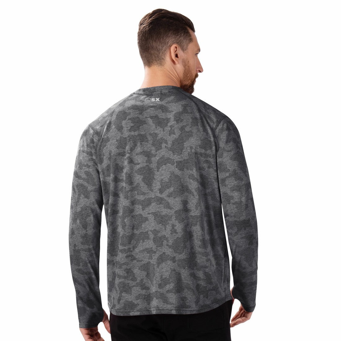 Detroit Lions  MSX by Michael Strahan Performance Camo Long Sleeve T-Shirt