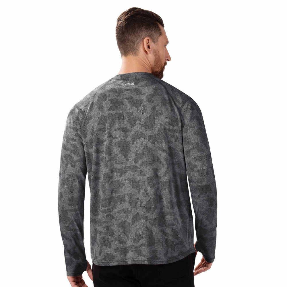 Detroit Lions  MSX by Michael Strahan Performance Camo Long Sleeve T-Shirt