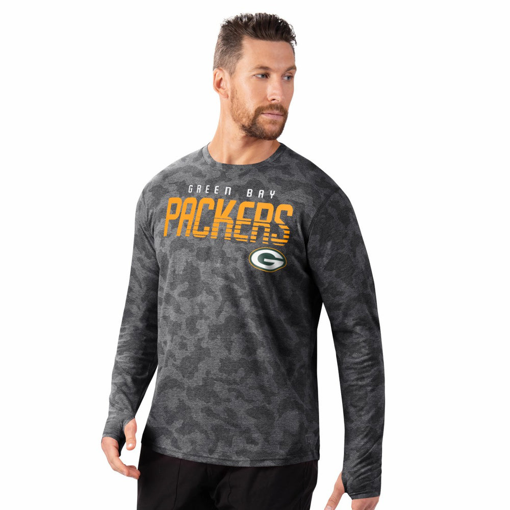 Green Bay Packers  MSX by Michael Strahan Performance Camo Long Sleeve T-Shirt