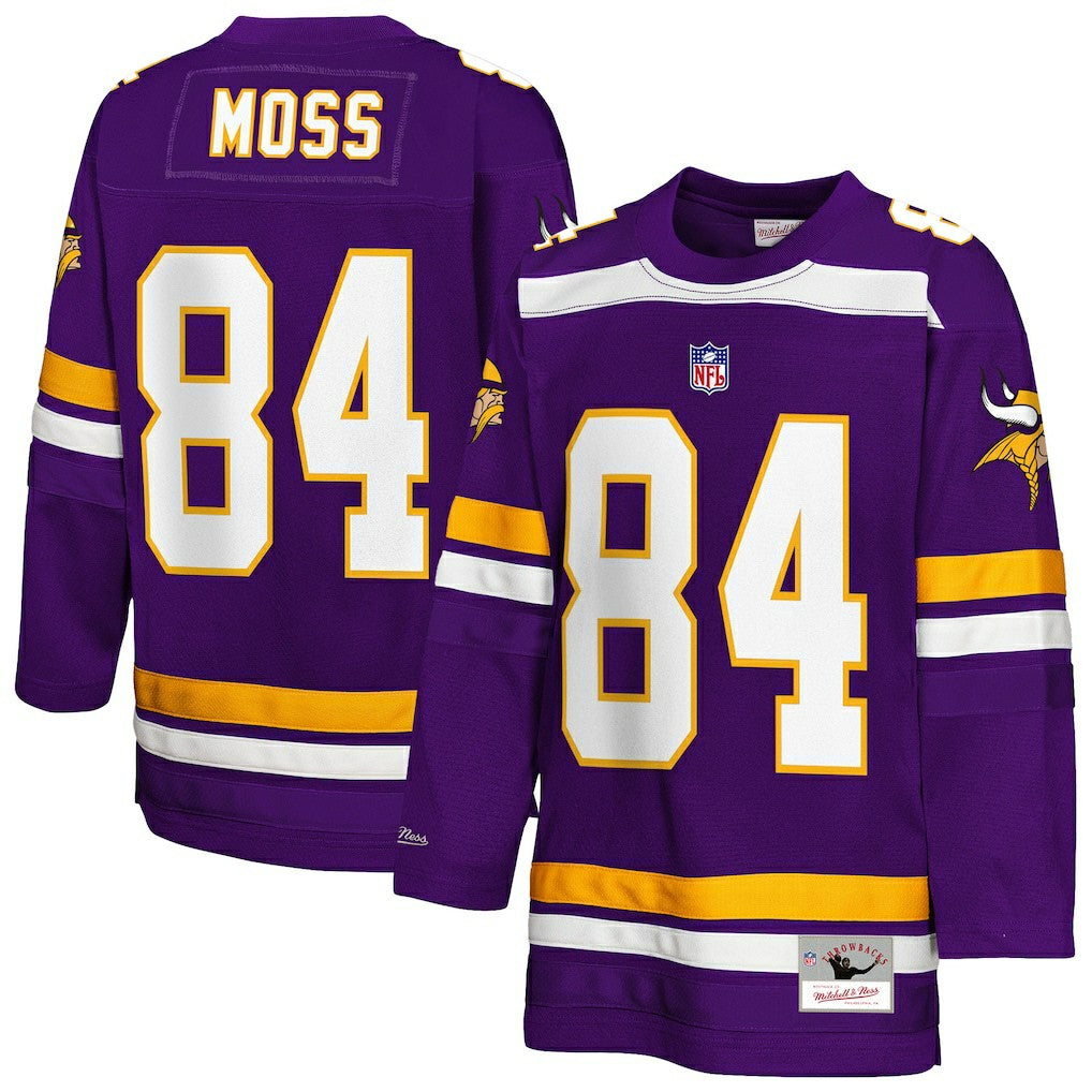 Minnesota Vikings Mitchell & Ness Randy Moss  Youth Hockey Fashion Jersey