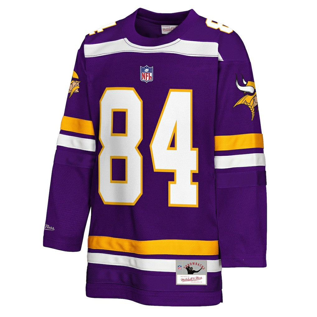 Minnesota Vikings Mitchell & Ness Randy Moss  Youth Hockey Fashion Jersey