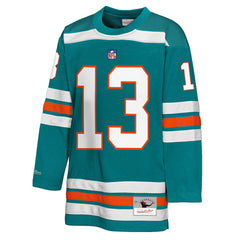Miami Dolphins Mitchell & Ness Dan Marino  Youth Hockey Fashion Jersey