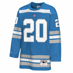 Detroit Lions Mitchell & Ness Barry Sanders  Youth Hockey Fashion Jersey