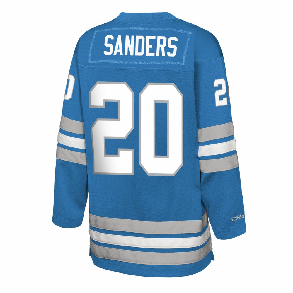 Detroit Lions Mitchell & Ness Barry Sanders  Youth Hockey Fashion Jersey
