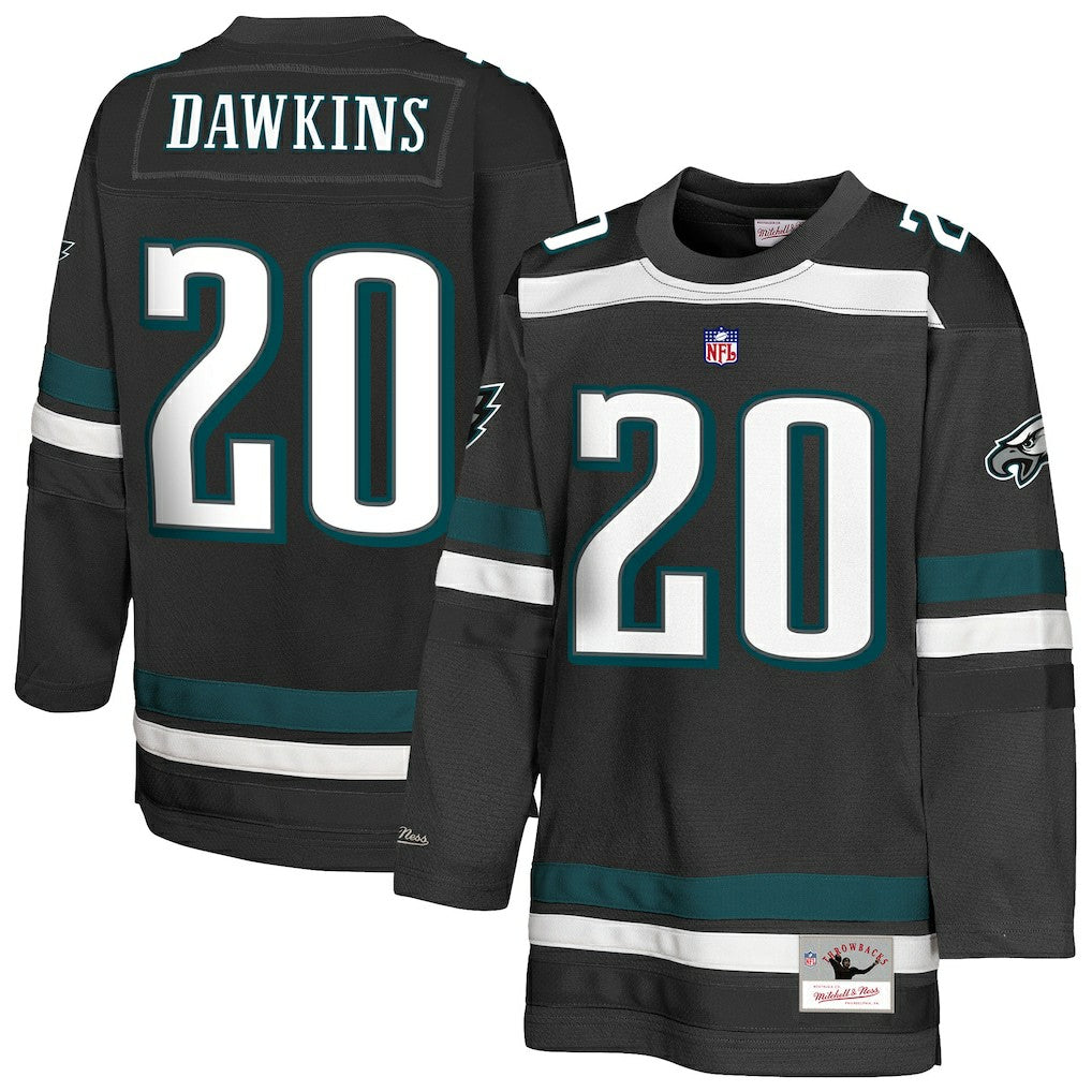 Philadelphia Eagles Mitchell & Ness Brian Dawkins  Youth Hockey Fashion Jersey
