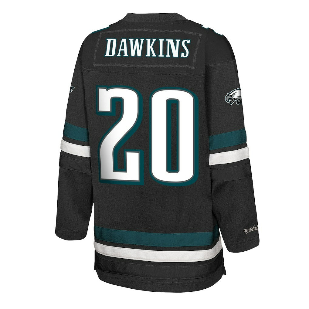 Philadelphia Eagles Mitchell & Ness Brian Dawkins  Youth Hockey Fashion Jersey