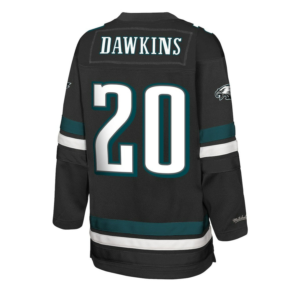 Philadelphia Eagles Mitchell & Ness Brian Dawkins  Youth Hockey Fashion Jersey