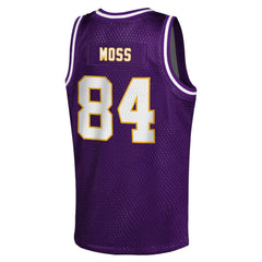 Minnesota Vikings Mitchell & Ness Randy Moss  Youth Retired Player NFL Basketball Fashion Jersey