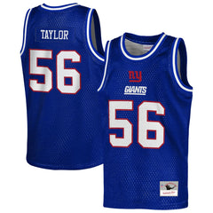 New York Giants Mitchell & Ness Lawrence Taylor  Youth Retired Player NFL Basketball Fashion Jersey