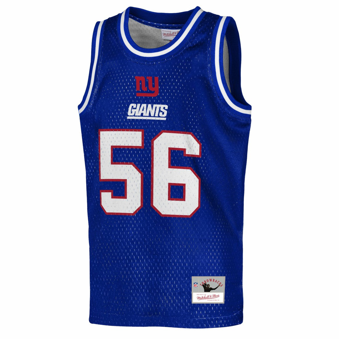 New York Giants Mitchell & Ness Lawrence Taylor  Youth Retired Player NFL Basketball Fashion Jersey
