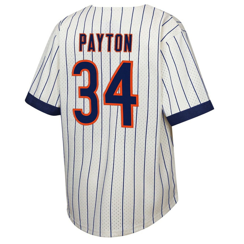 Chicago Bears Mitchell & Ness Walter Payton  Youth Retired Player Name & Number Baseball Jersey