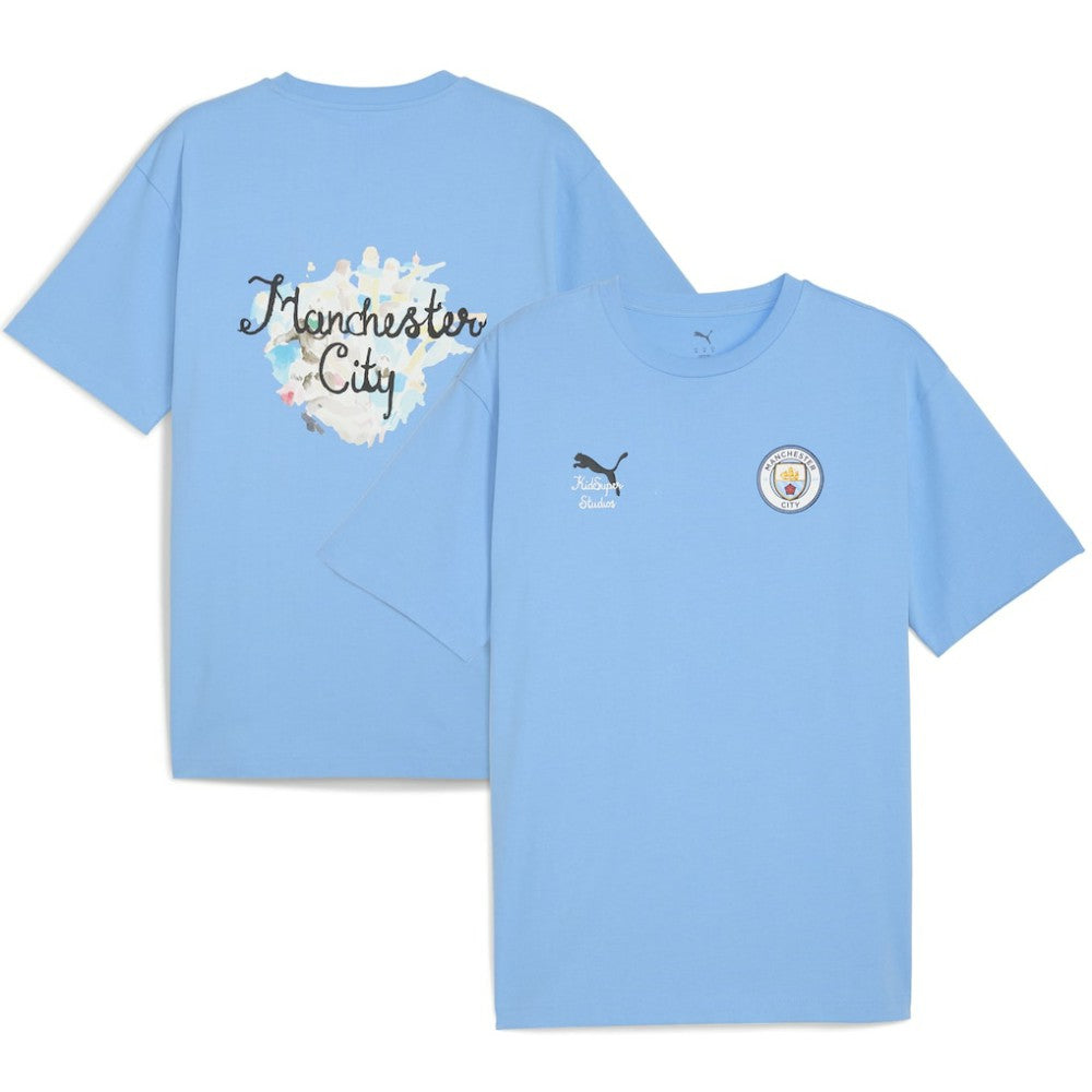 Manchester City x KidSuper 2025 FIFA Club World Cup Graphic T-Shirt Light Blue - Puma