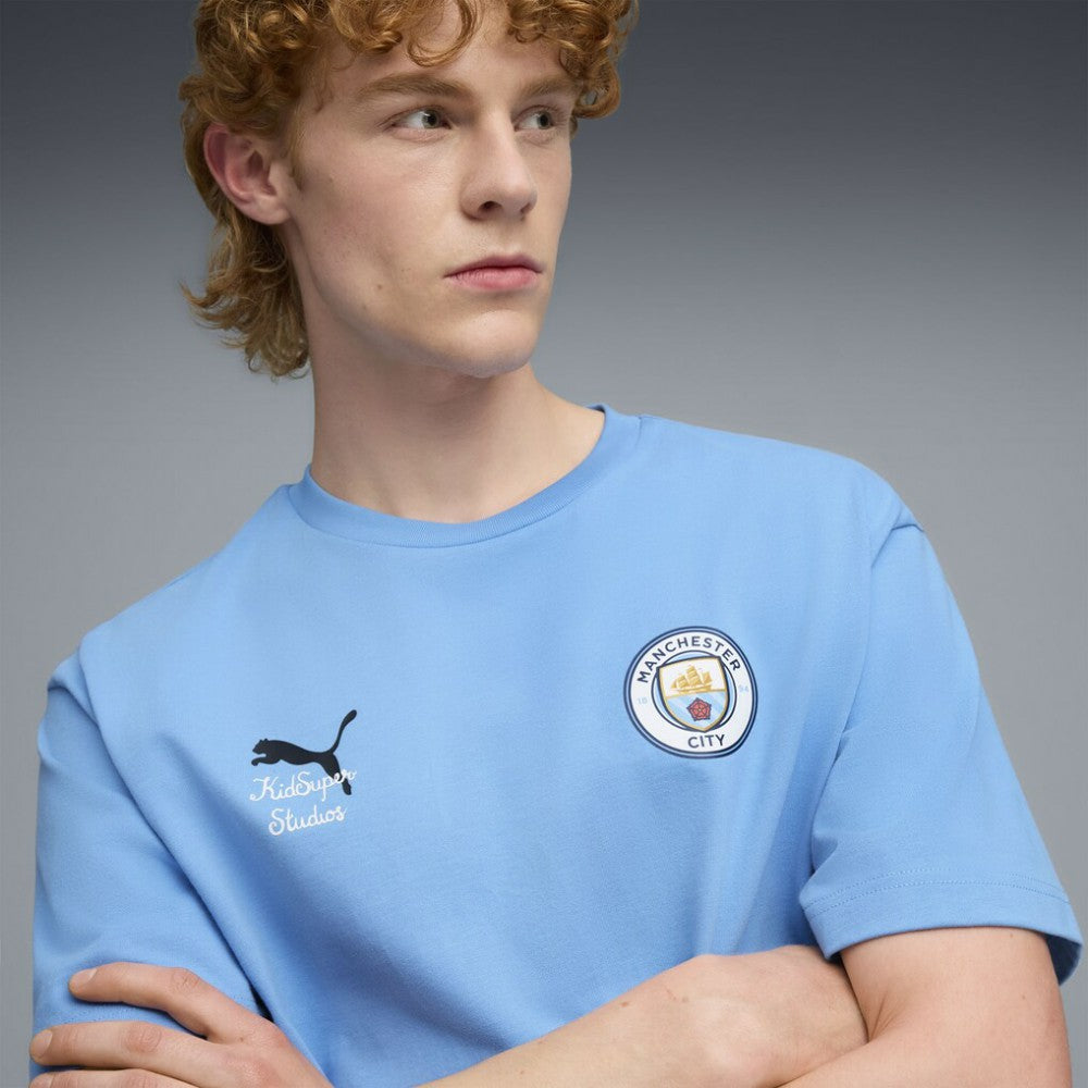 Manchester City x KidSuper 2025 FIFA Club World Cup Graphic T-Shirt Light Blue - Puma