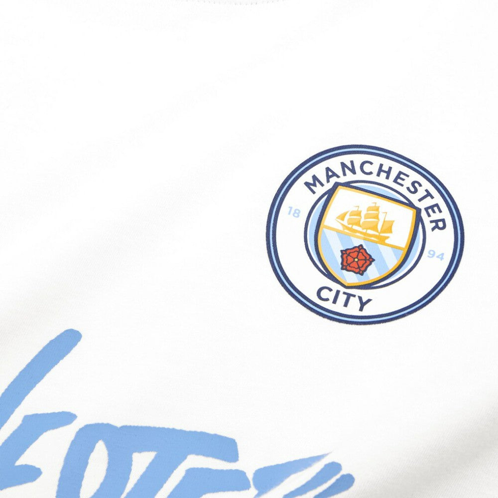 Manchester City 2025 FIFA Club World Cup Hoops T-Shirt White - Puma
