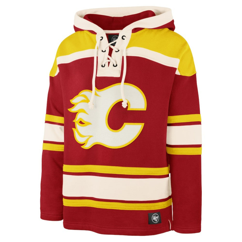 Calgary Flames '47 Superior Lacer Hoodie For Sale