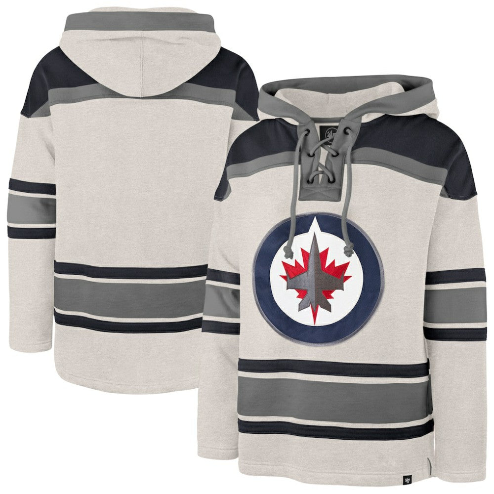 Winnipeg Jets '47 Rockaway Lacer Pullover Hoodie On Sale