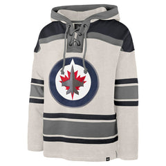 Winnipeg Jets '47 Rockaway Lacer Pullover Hoodie On Sale