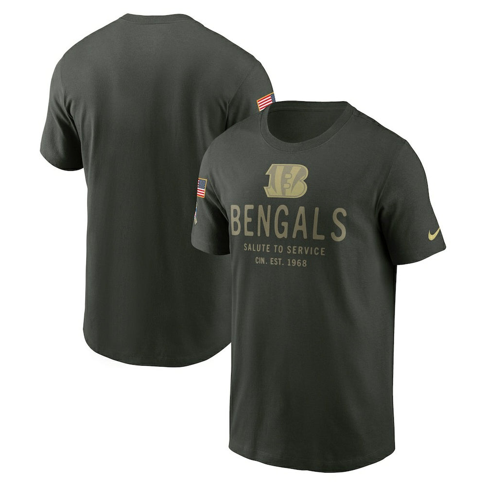Cincinnati Bengals Nike 2025 Salute to Service Sideline Primary Edge Dri-FIT T-Shirt