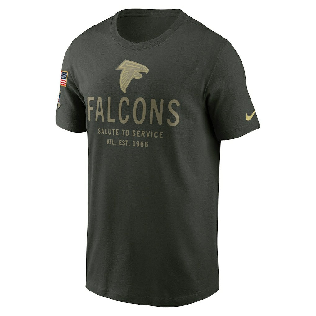 Atlanta Falcons Nike 2025 Salute to Service Sideline Primary Edge Dri-FIT T-Shirt