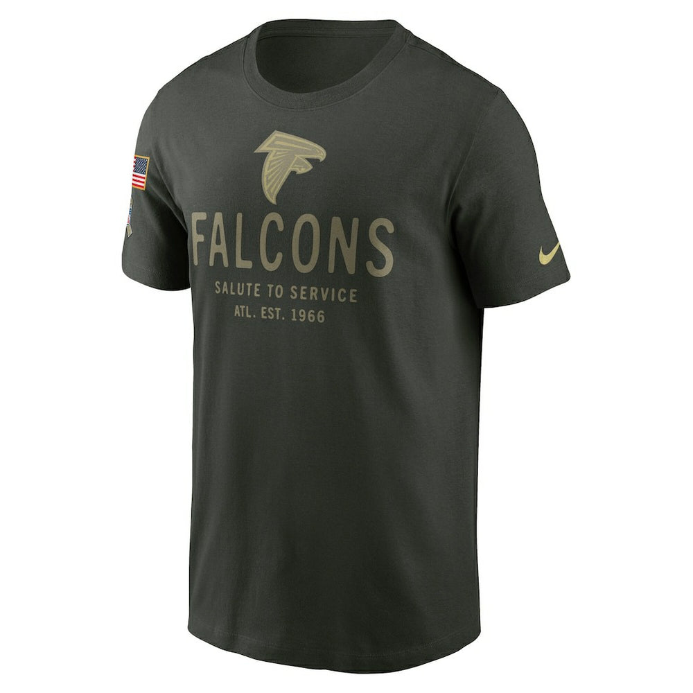Atlanta Falcons Nike 2025 Salute to Service Sideline Primary Edge Dri-FIT T-Shirt