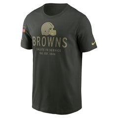 Cleveland Browns Nike 2025 Salute to Service Sideline Primary Edge Dri-FIT T-Shirt