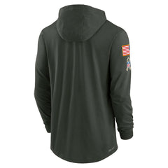 Cincinnati Bengals Nike 2025 Salute to Service Sideline Dri-FIT Lightweight Hooded Pullover