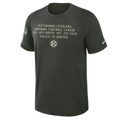 Pittsburgh Steelers Nike 2025 Salute to Service Sideline Slub Dri-FIT T-Shirt
