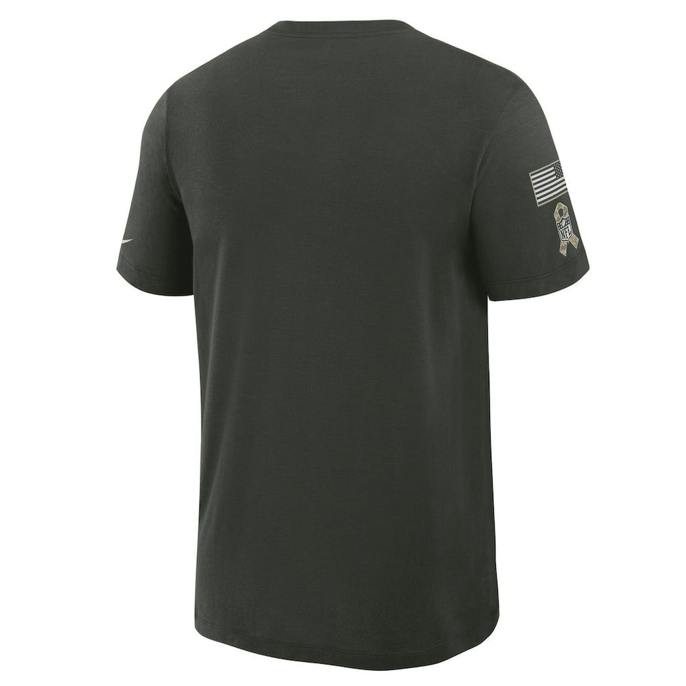 Washington Commanders Nike 2025 Salute to Service Sideline Slub Dri-FIT T-Shirt