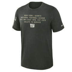 New York Giants Nike 2025 Salute to Service Sideline Slub Dri-FIT T-Shirt