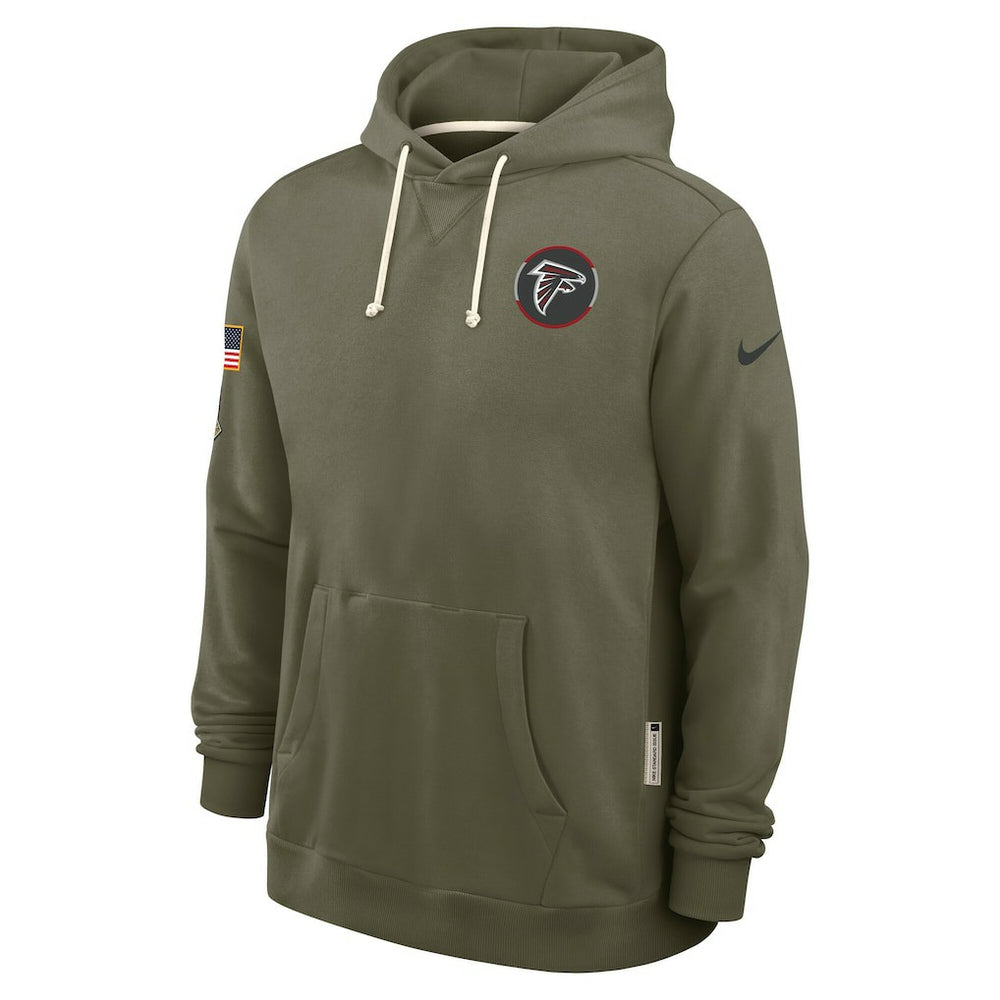 Atlanta Falcons Nike 2025 Salute to Service Sideline Standard Issue Dri-FIT Hoodie