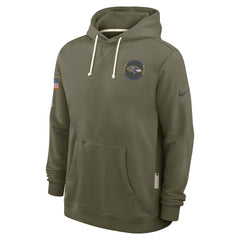 Baltimore Ravens Nike 2025 Salute to Service Sideline Standard Issue Dri-FIT Hoodie