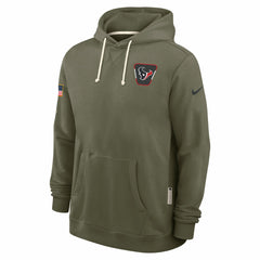 Houston Texans Nike 2025 Salute to Service Sideline Standard Issue Dri-FIT Hoodie