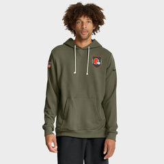 Cleveland Browns Nike 2025 Salute to Service Sideline Standard Issue Dri-FIT Hoodie
