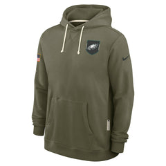 Philadelphia Eagles Nike 2025 Salute to Service Sideline Standard Issue Dri-FIT Hoodie
