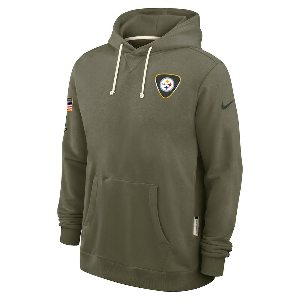 Pittsburgh Steelers Nike 2025 Salute to Service Sideline Standard Issue Dri-FIT Hoodie