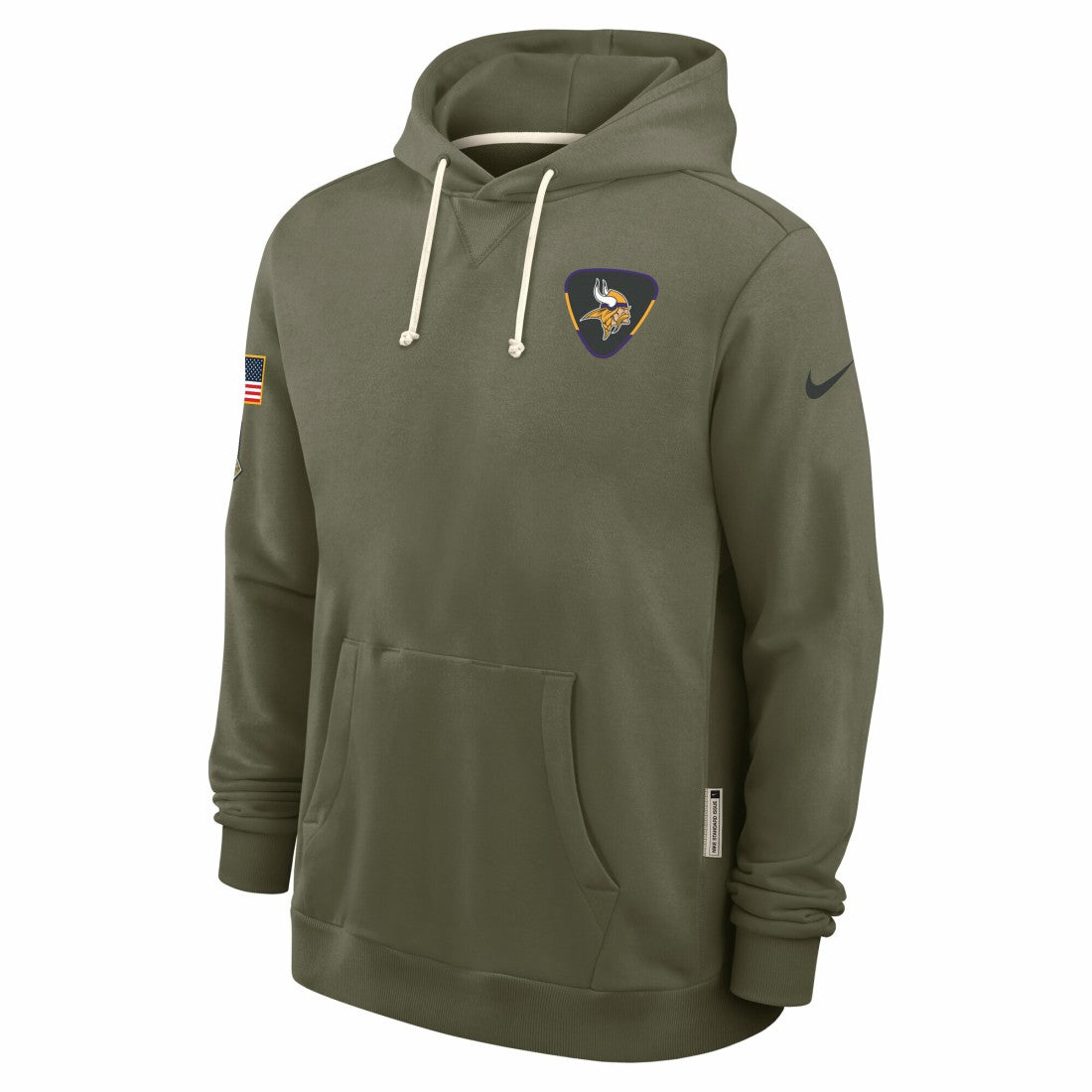 Minnesota Vikings Nike 2025 Salute to Service Sideline Standard Issue Dri-FIT Hoodie